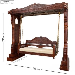 Teak Wood Jhula / Indoor Swing 006