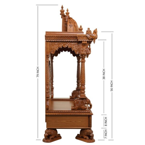 Pooja Mandir For Home 005 - Image 3
