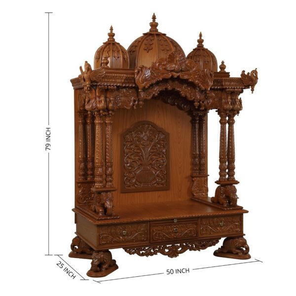 Pooja Mandir For Home 005 - Image 4
