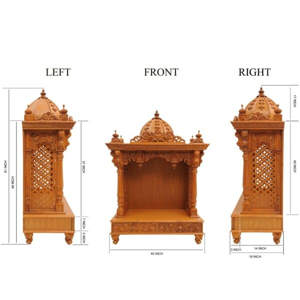 Pooja Mandir For Home 006 - Image 4