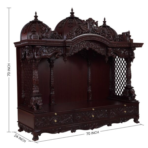Pooja Mandir For Home 008 - Image 3
