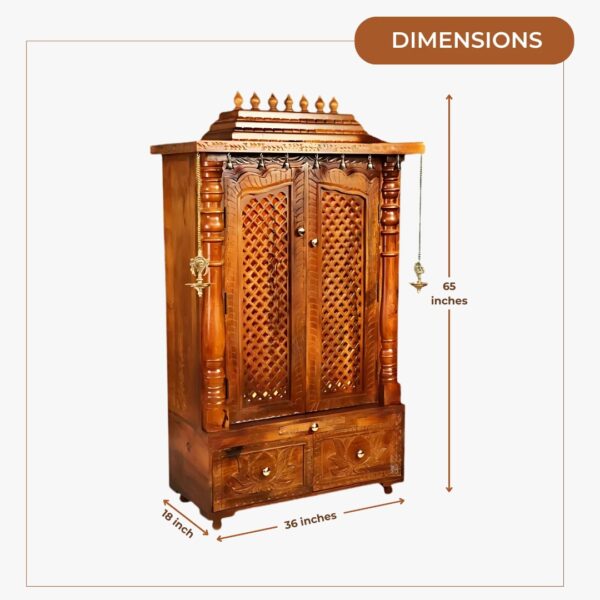 Pooja Mandir For Home 010 - Image 3